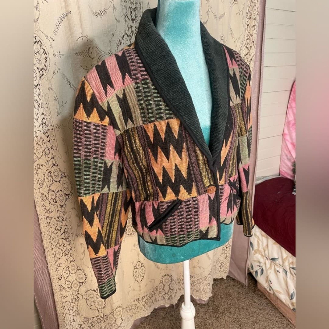 Shaver lake: vintage cropped jacket - Thumbnail 3