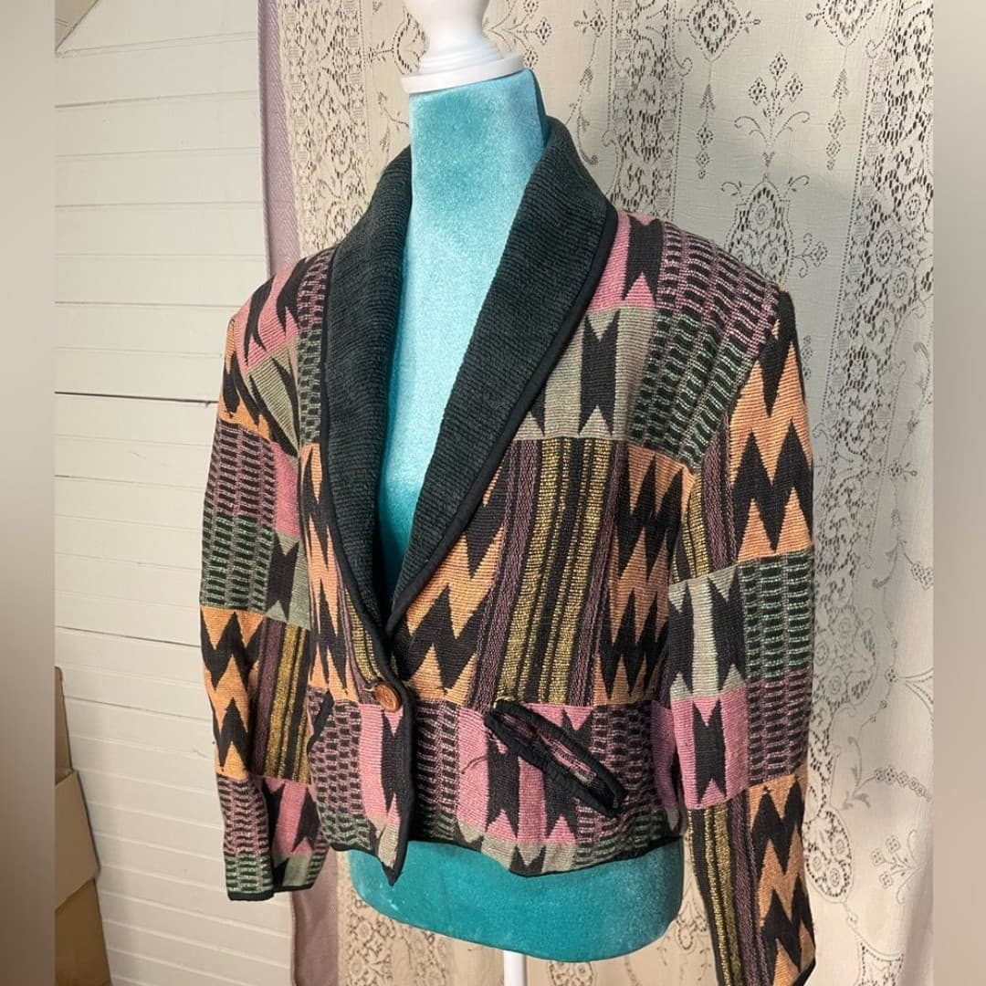 Shaver lake: vintage cropped jacket - Thumbnail 2