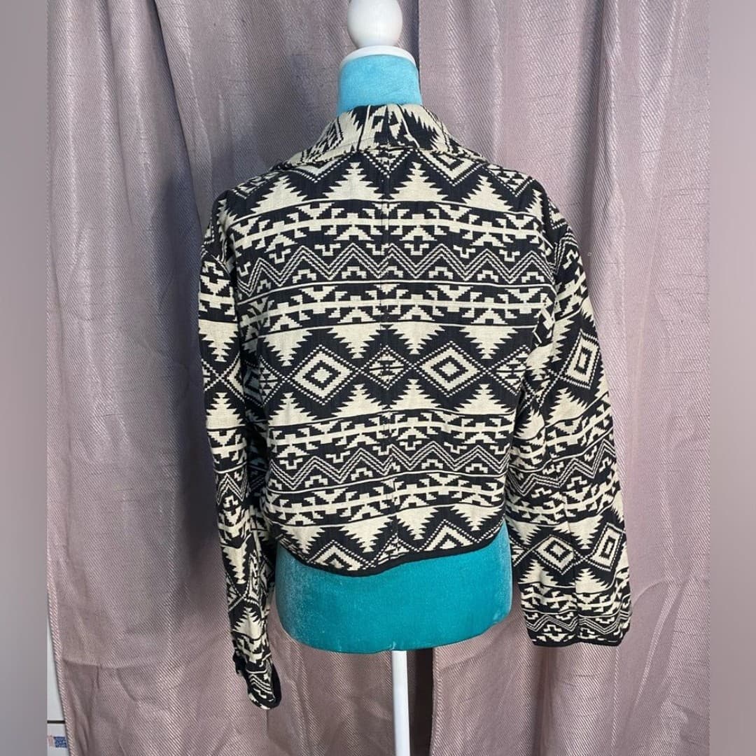 Flashback: vintage Aztec pattern cropped jacket 8 - Thumbnail 3