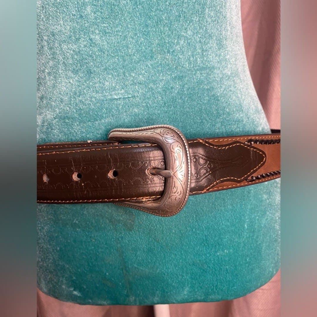 Cambodia: western leather belt 36-40 - Thumbnail 2