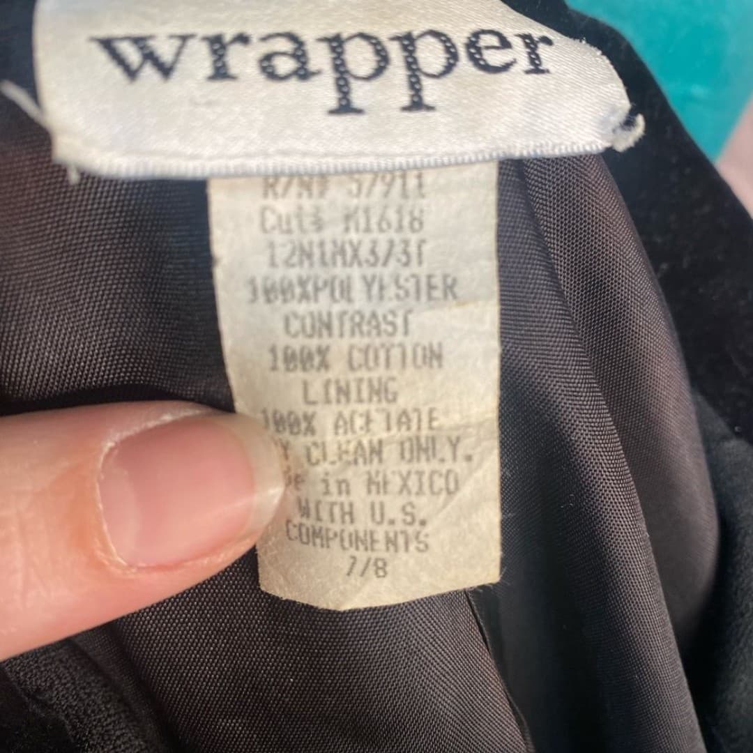 Wrapper: vintage 80s blazer top/mini dress - Thumbnail 5