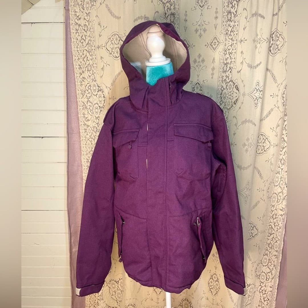 Firefly: plum purple ski jacket - Image 1
