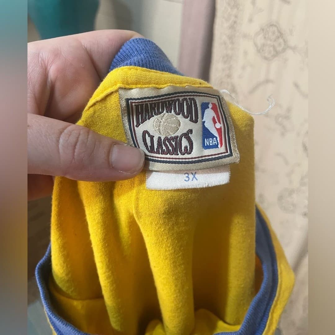 Hardwood classics: warriors basketball shirt - Thumbnail 4