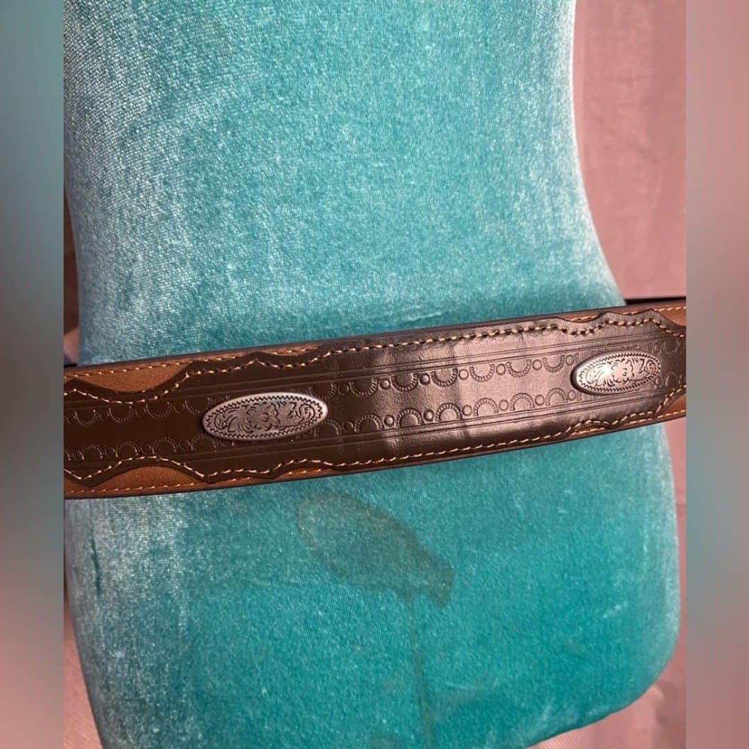 Cambodia: western leather belt 36-40 - Thumbnail 4