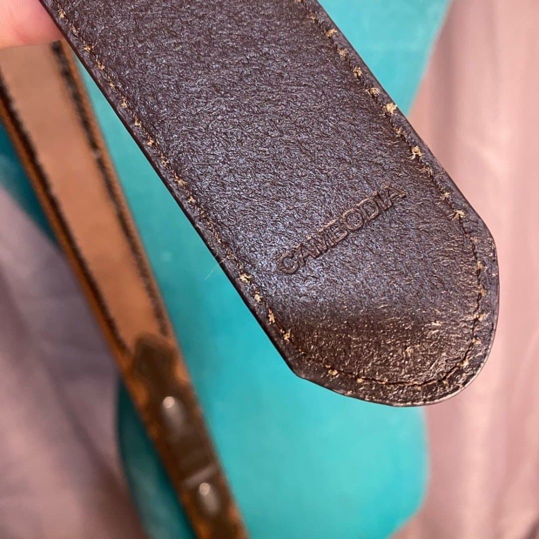 Cambodia: western leather belt 36-40 - Thumbnail 8