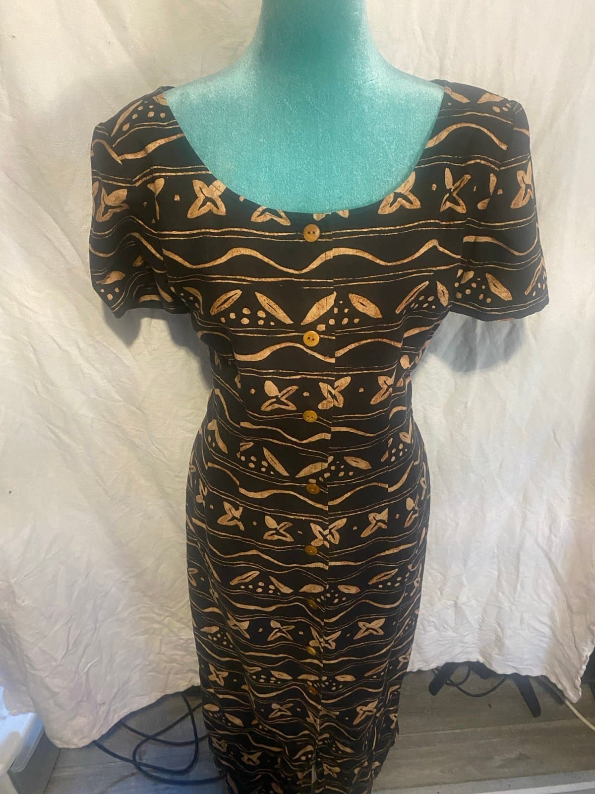 Maggy london: vintage 80s maxi dress - Thumbnail 2