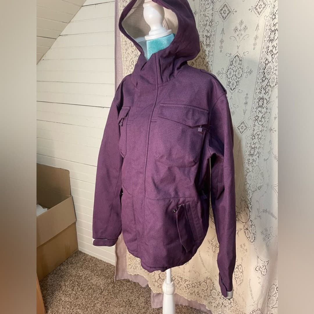 Firefly: plum purple ski jacket - Thumbnail 2