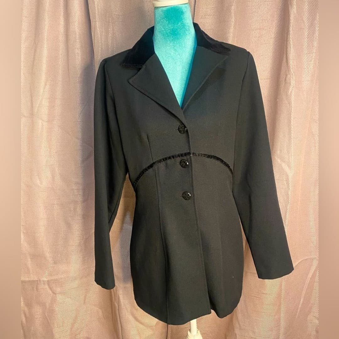 Wrapper: vintage 80s blazer top/mini dress - Image 1