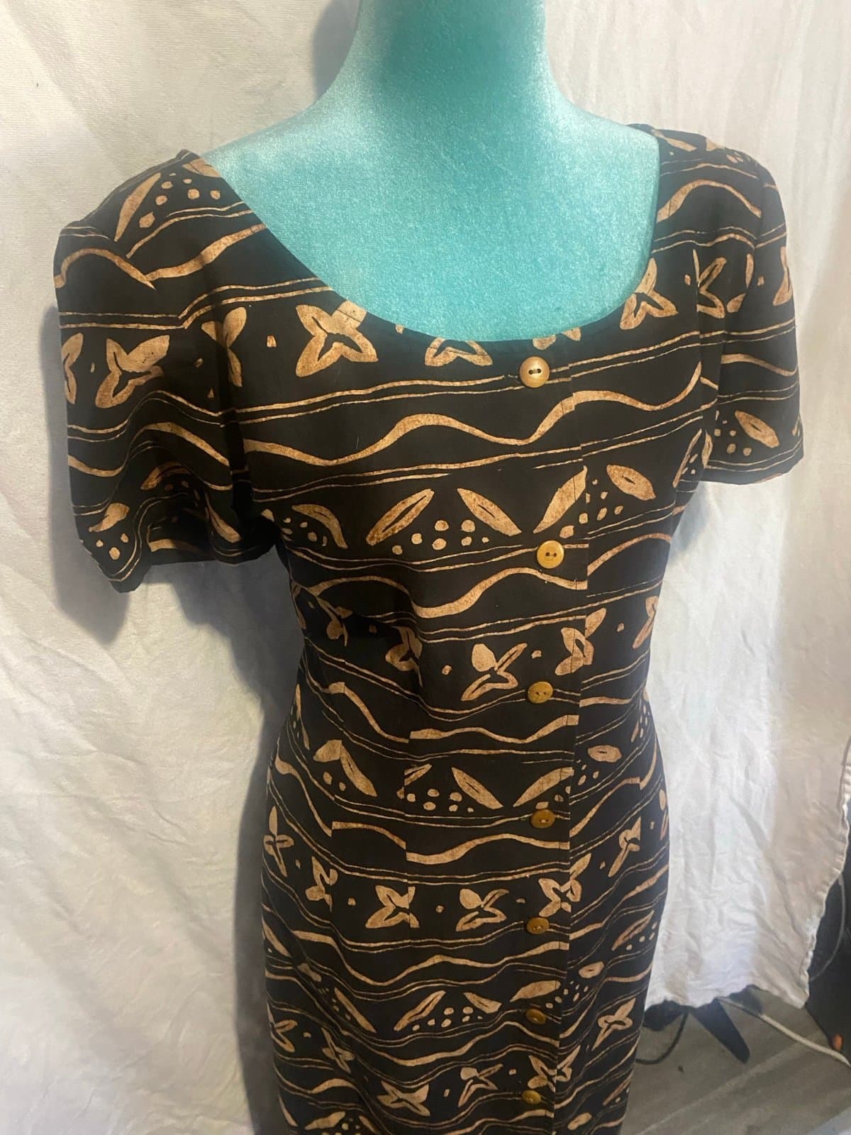 Maggy london: vintage 80s maxi dress - Thumbnail 3