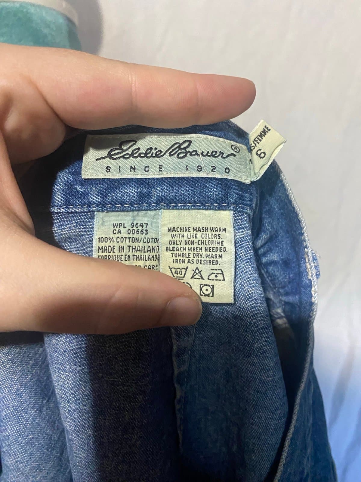 Eddie Bauer: vintage denim skirt 6 - Thumbnail 4