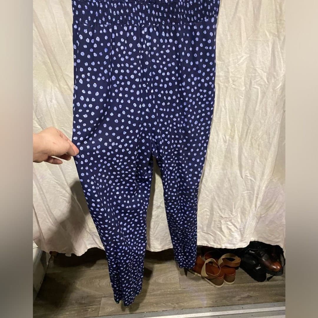 Virgo ||: vintage 90s polka dot jumpsuit - Thumbnail 3