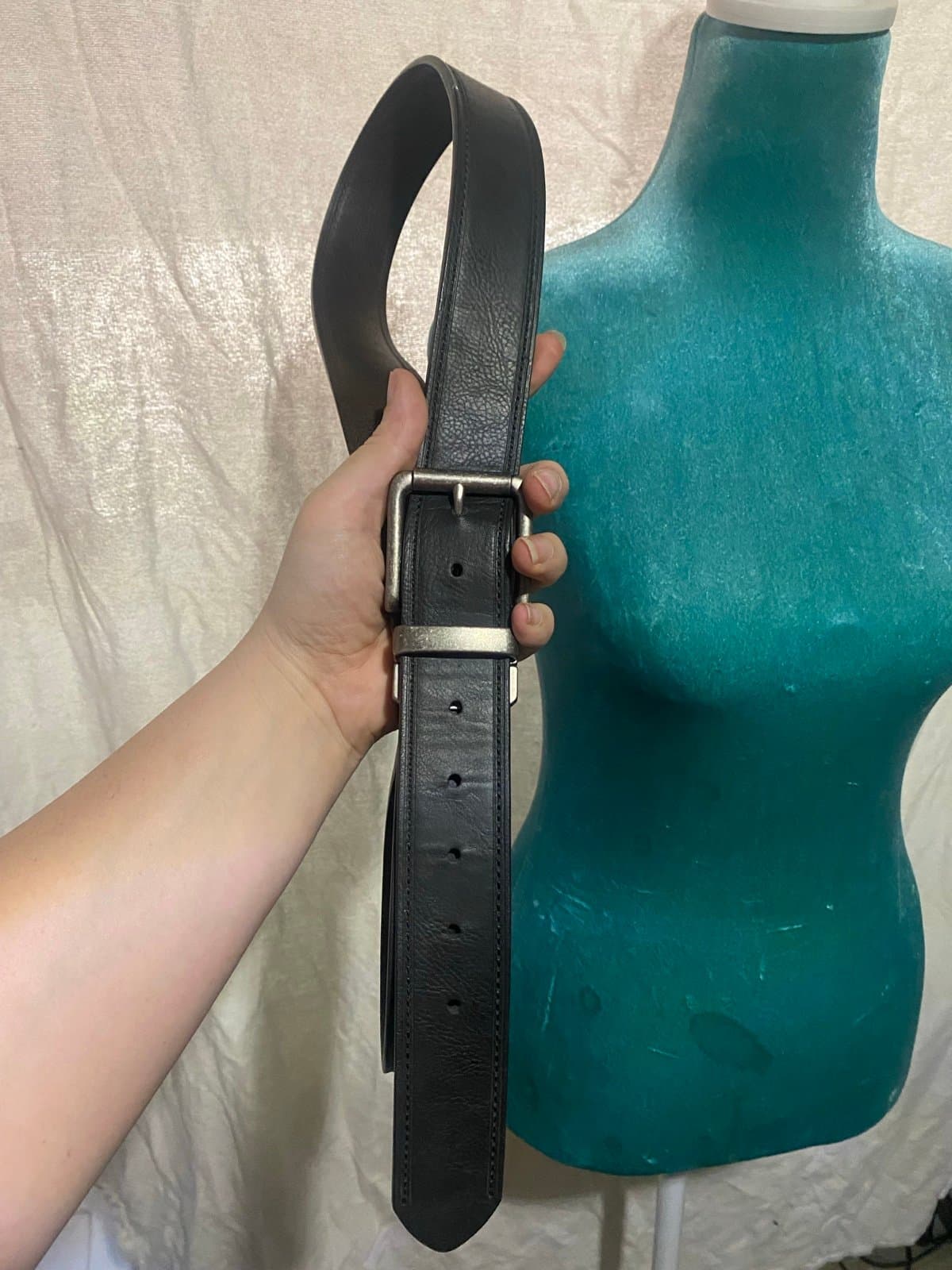 Levi’s: black leather belt 42-44 - Thumbnail 3