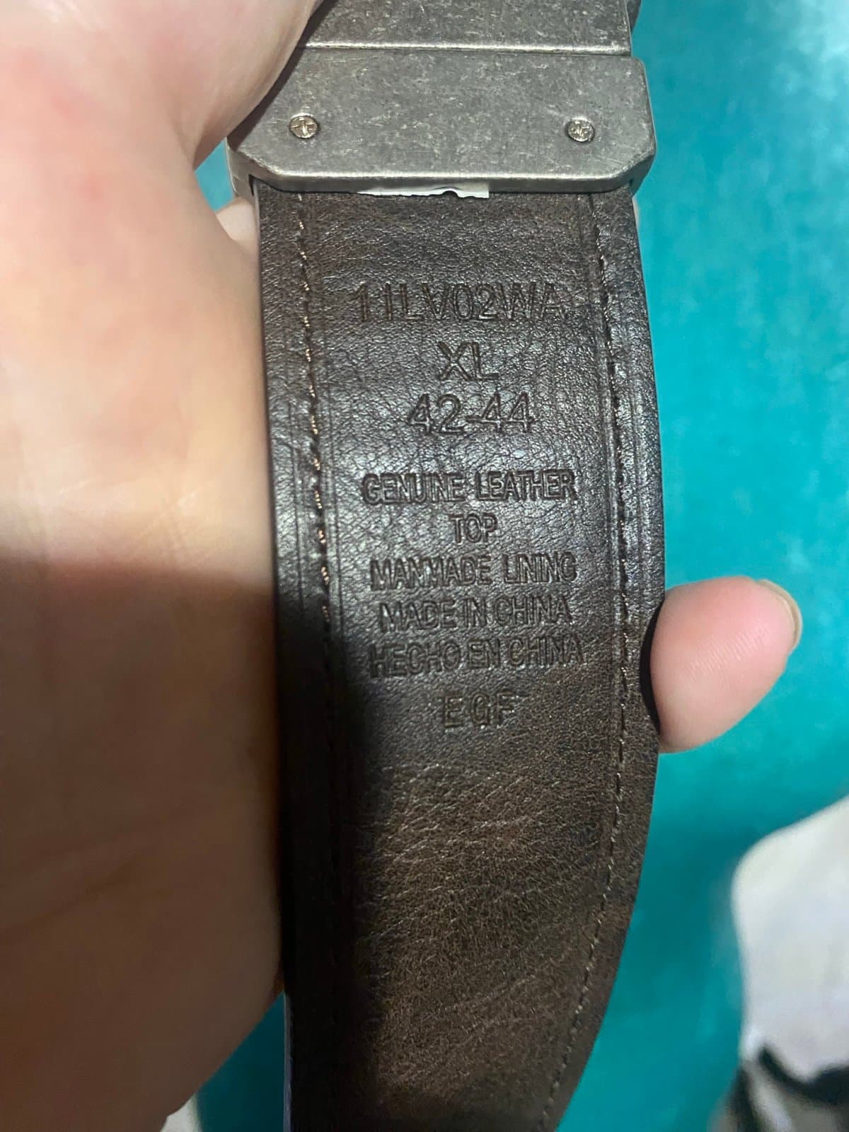 Levi’s: black leather belt 42-44 - Thumbnail 5