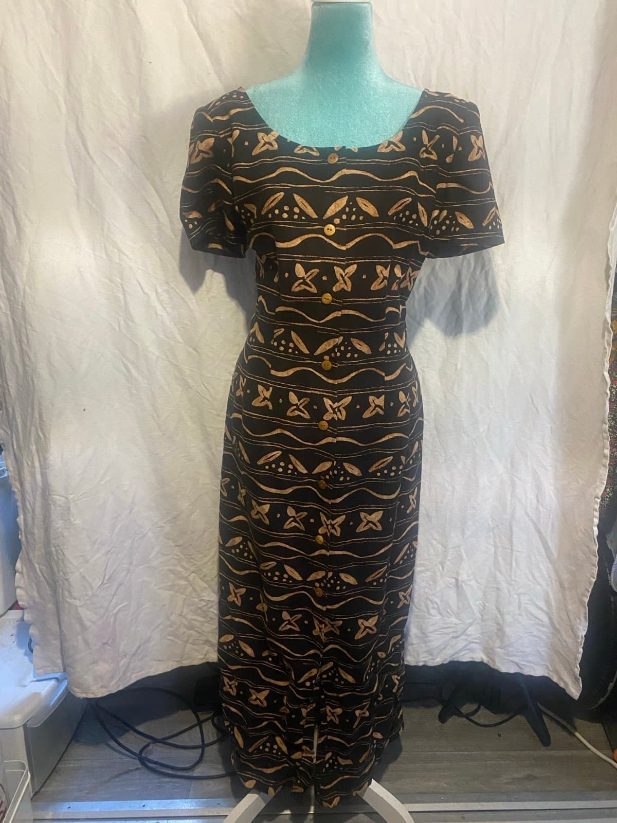 Maggy london: vintage 80s maxi dress - Image 1