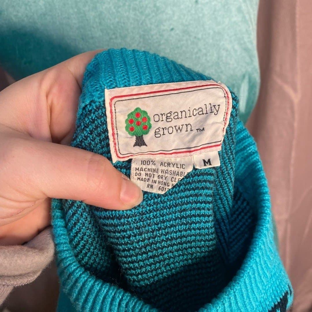 Organically grown: vintage grandpa sweater - Thumbnail 4