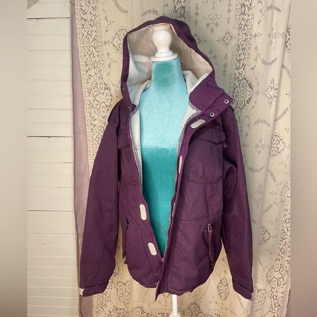 Firefly: plum purple ski jacket - Thumbnail 3