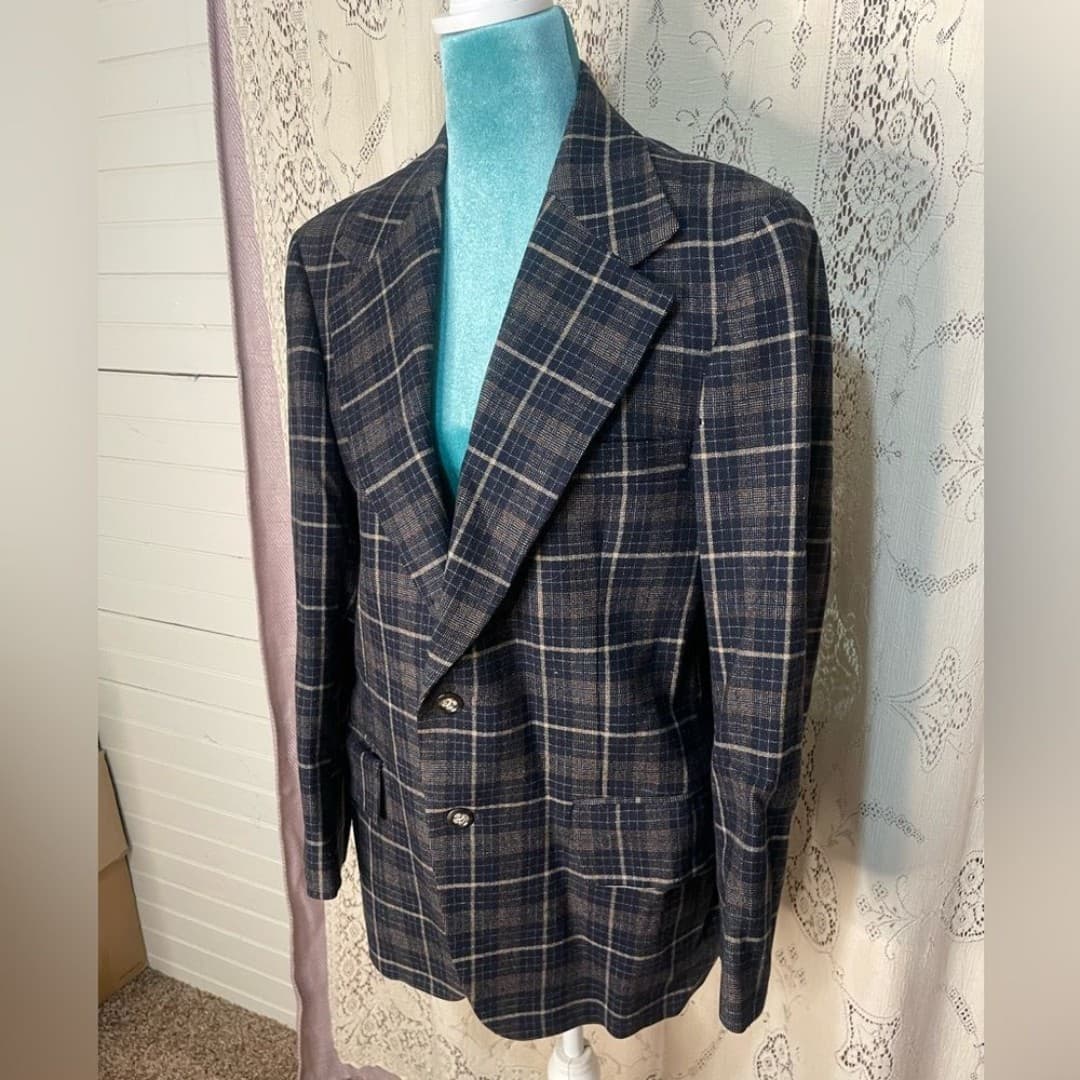Roos/atkins: vintage plaid blazer - Thumbnail 2
