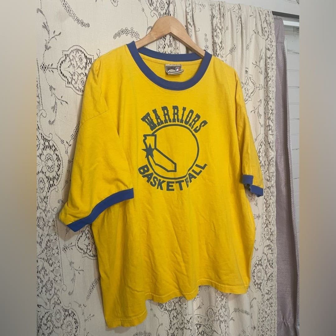Hardwood classics: warriors basketball shirt - Thumbnail 2