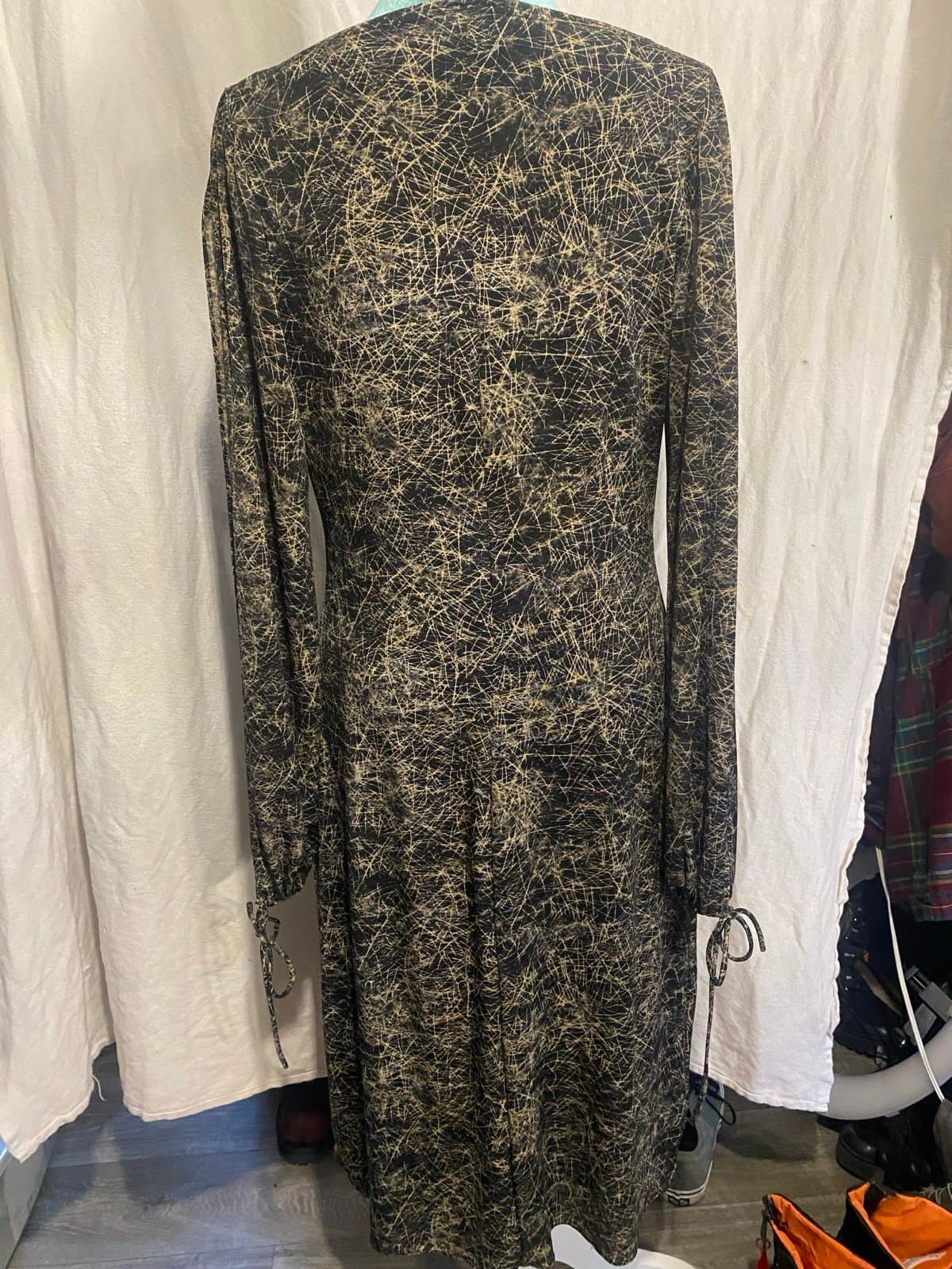 Rave: y2k midi dress with abstract pattern 10 - Thumbnail 5