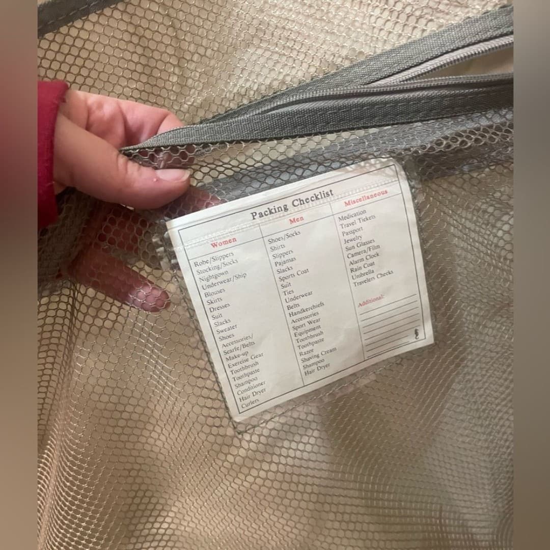 Atlantic: vintage floral wardrobe bag - Thumbnail 9