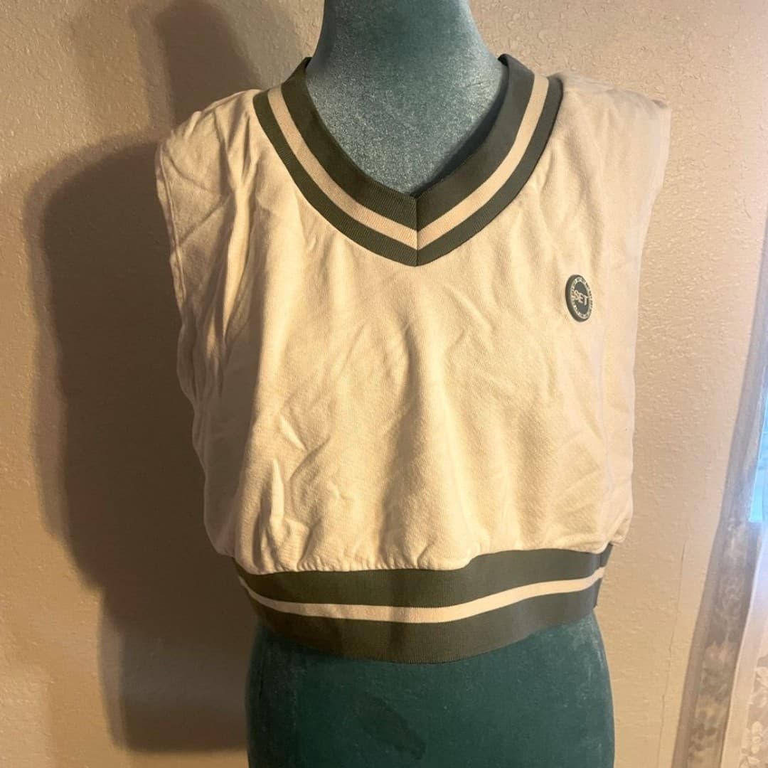 SET: vintage oversized crop