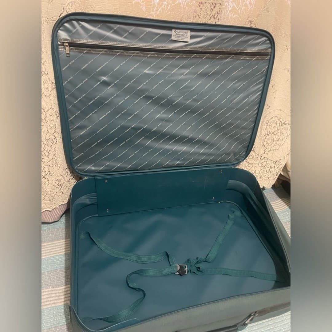 Samsonite: vintage sidekicks green suitcase - Thumbnail 5