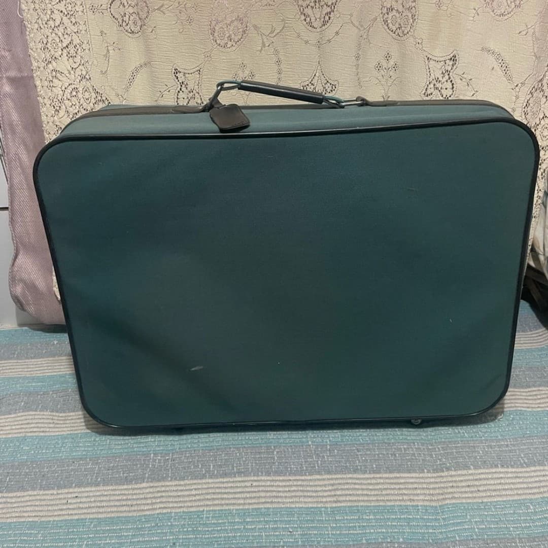 Samsonite: vintage sidekicks green suitcase - Thumbnail 3