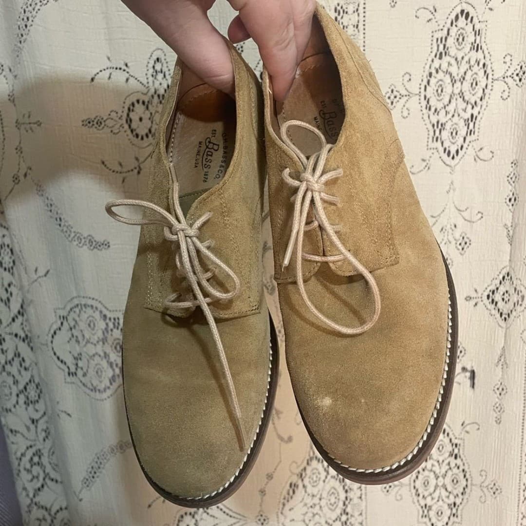 G.H. Bass: Emmie suede leather Henley - Thumbnail 2