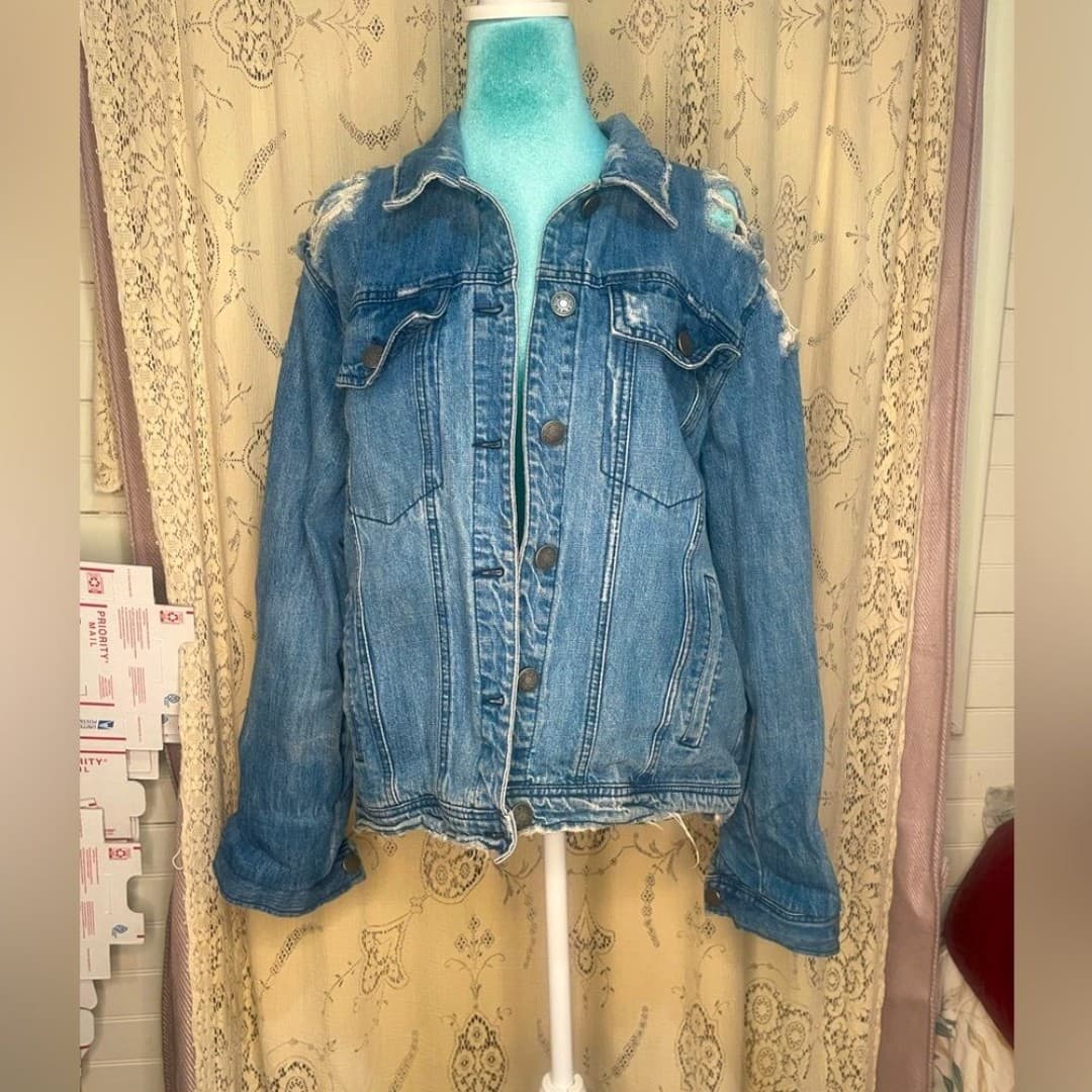 BDG: distressed denim jacket