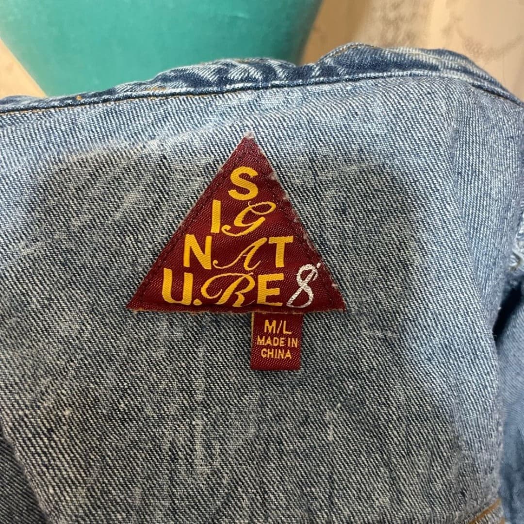 Signature 8: distressed acid washed denim jacket - Thumbnail 6