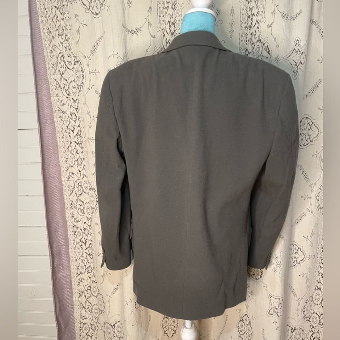 United colors of benetton: women’s vintage wool blend blazer 10-12 - Thumbnail 4