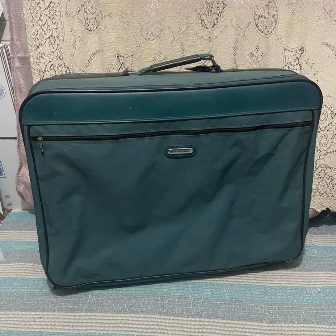 Samsonite: vintage sidekicks green suitcase - Thumbnail 2