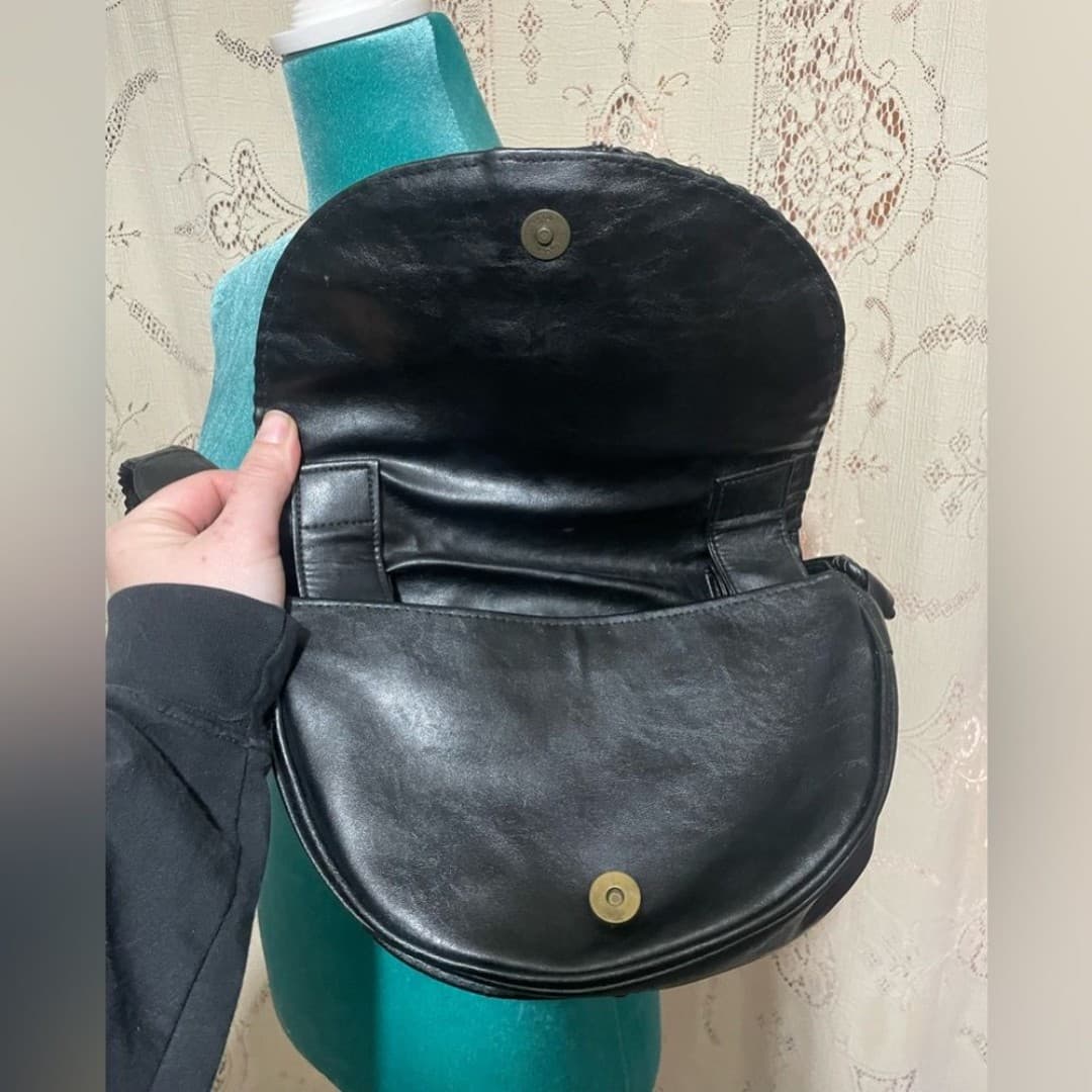 Vintage braided leather bag - Thumbnail 5