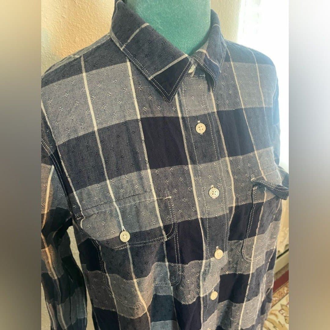 Lands end: blue plaid dress 10 - Thumbnail 3