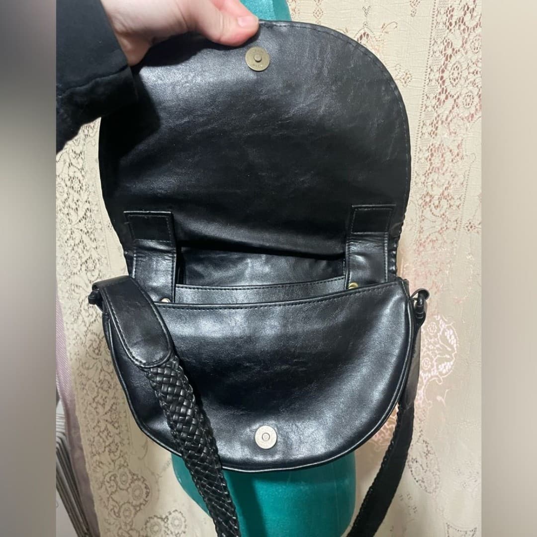 Vintage braided leather bag - Thumbnail 6