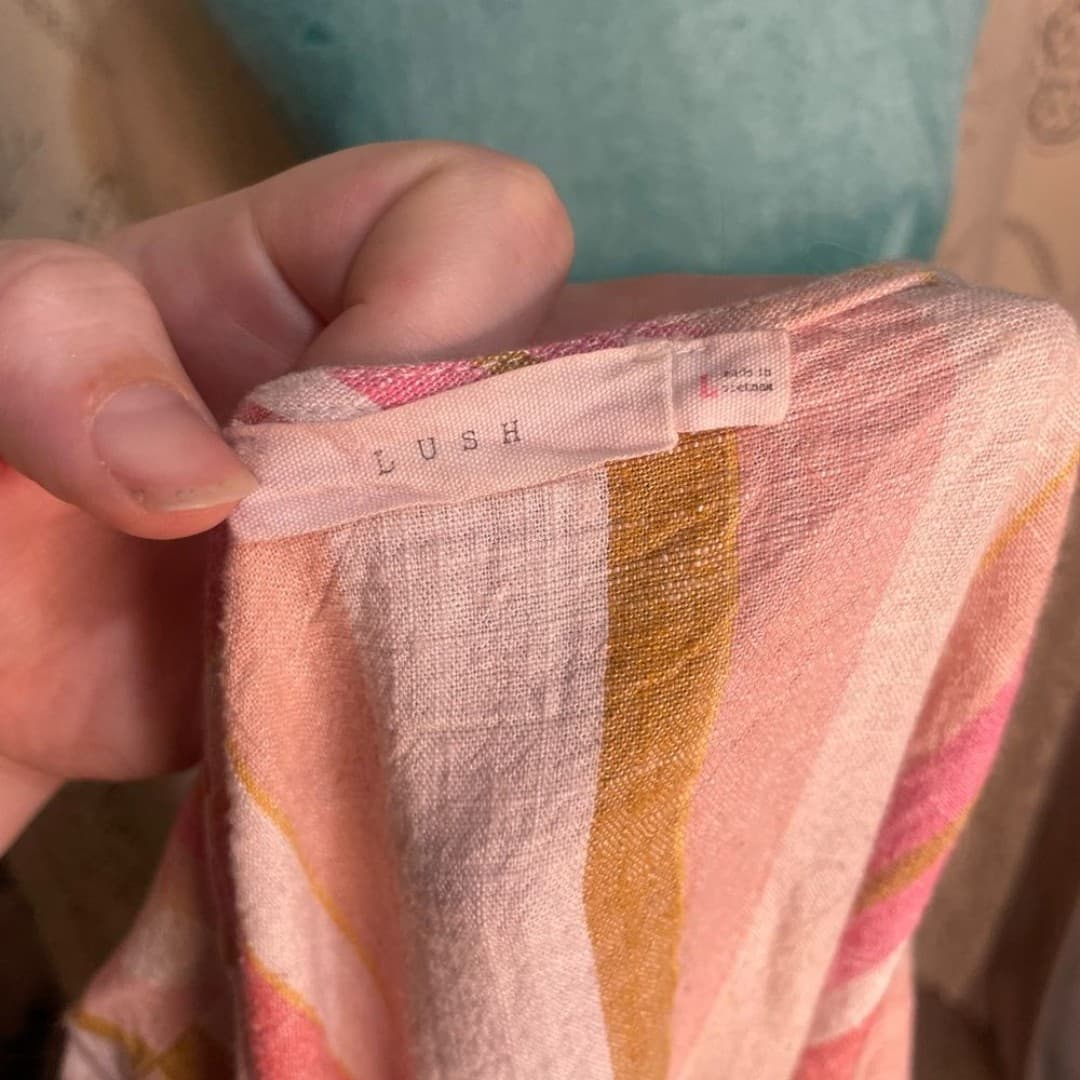 Lush: striped midi dress - Thumbnail 5