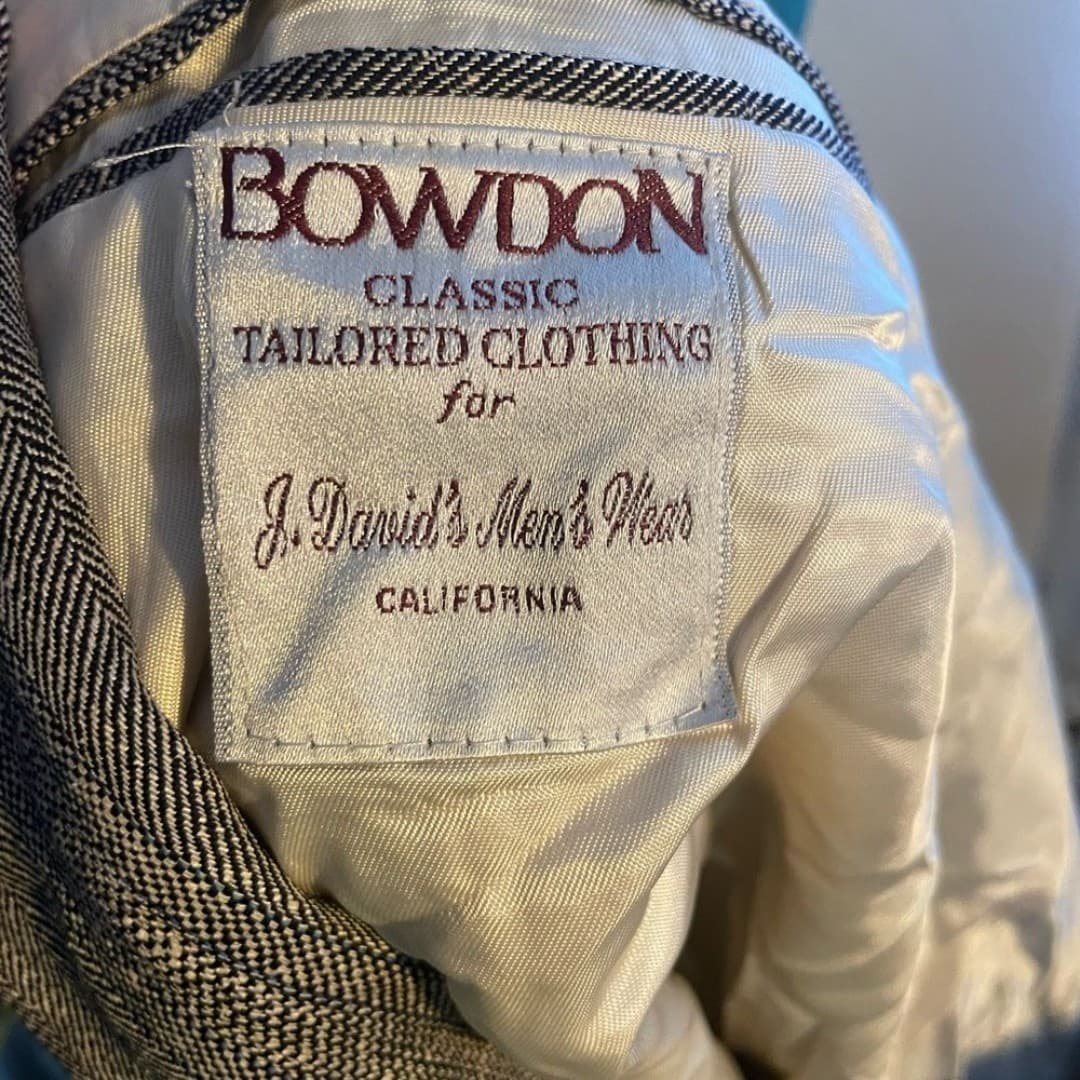 Bowdon: vintage Gray Double-Breasted Blazer - Thumbnail 6