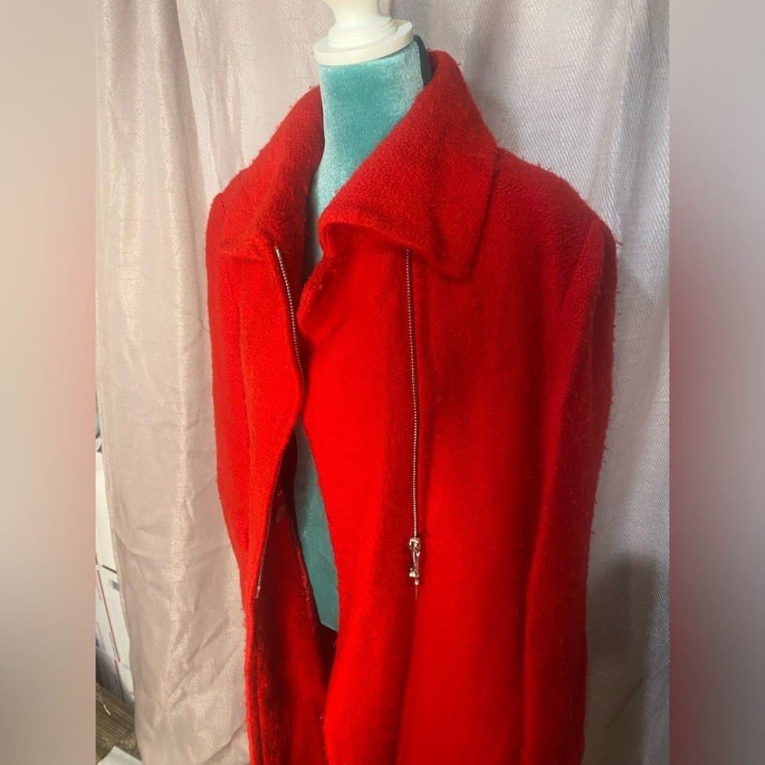 Hugo boss: vintage red overcoat 8 - Thumbnail 4