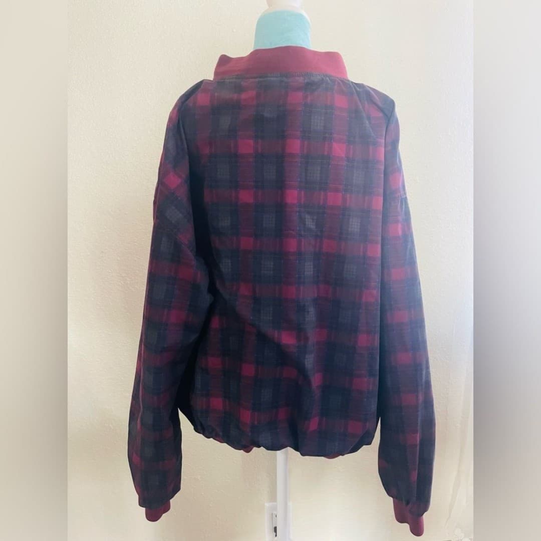 Wrangler Twenty X : Burgundy bomber pullover - Thumbnail 3