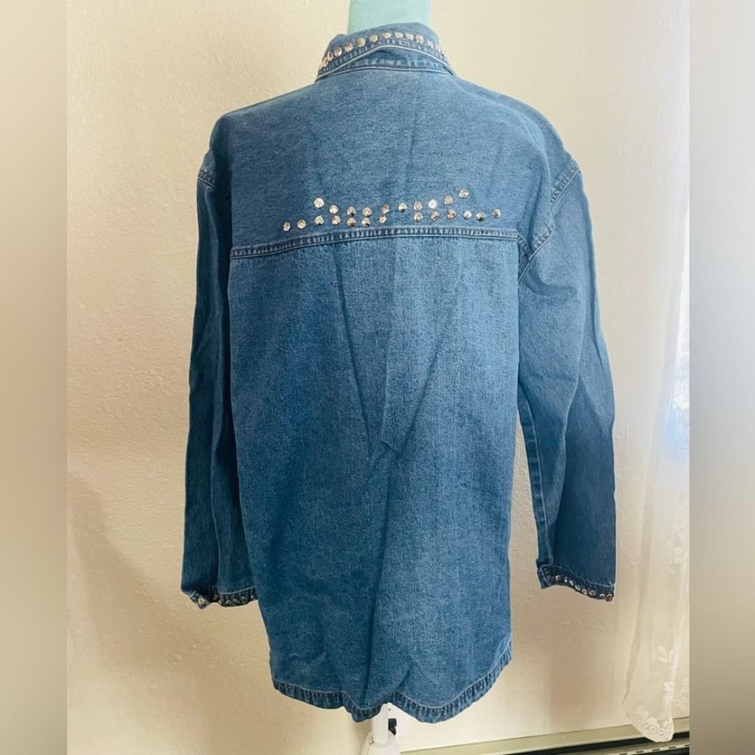 Cabin creek: vintage star studded denim jacket 8 - Thumbnail 4