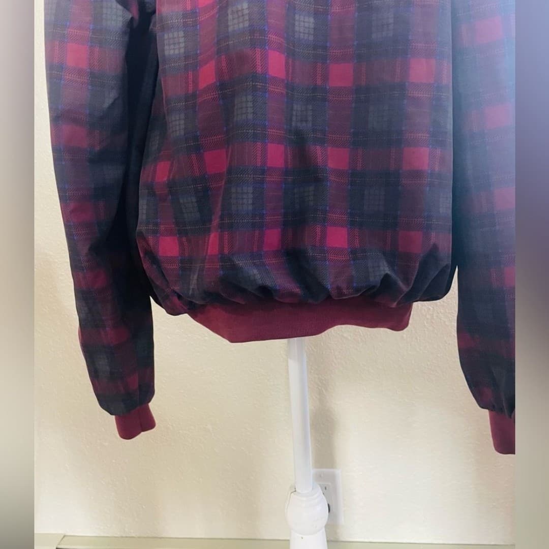 Wrangler Twenty X : Burgundy bomber pullover - Thumbnail 4