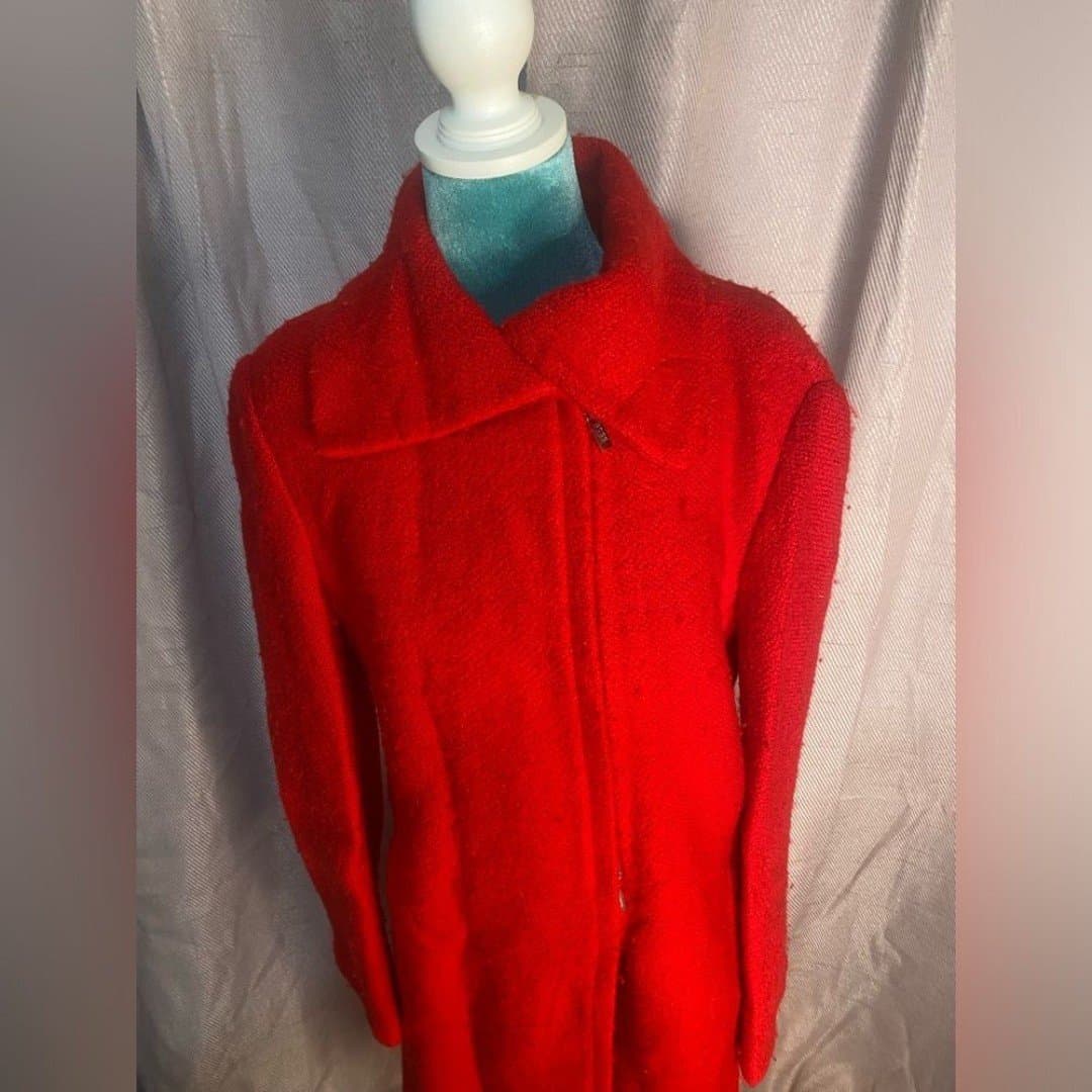 Hugo boss: vintage red overcoat 8 - Thumbnail 2