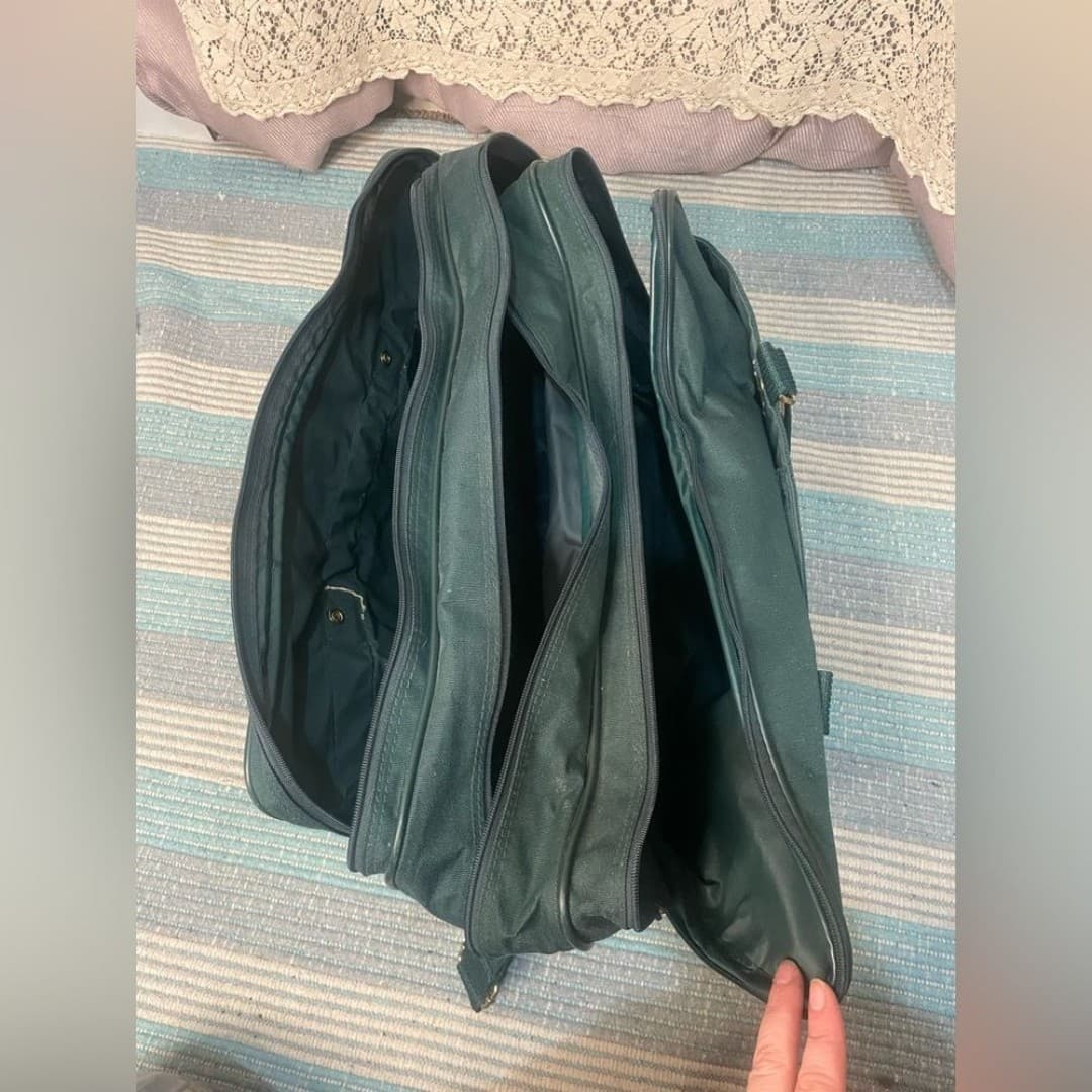 Jaguar: vintage duffle with faux leather details - Thumbnail 5