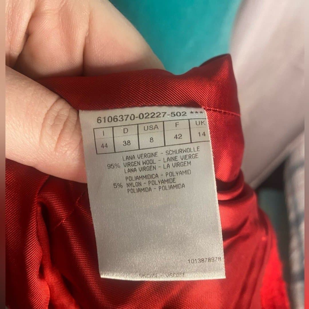 Hugo boss: vintage red overcoat 8 - Thumbnail 9