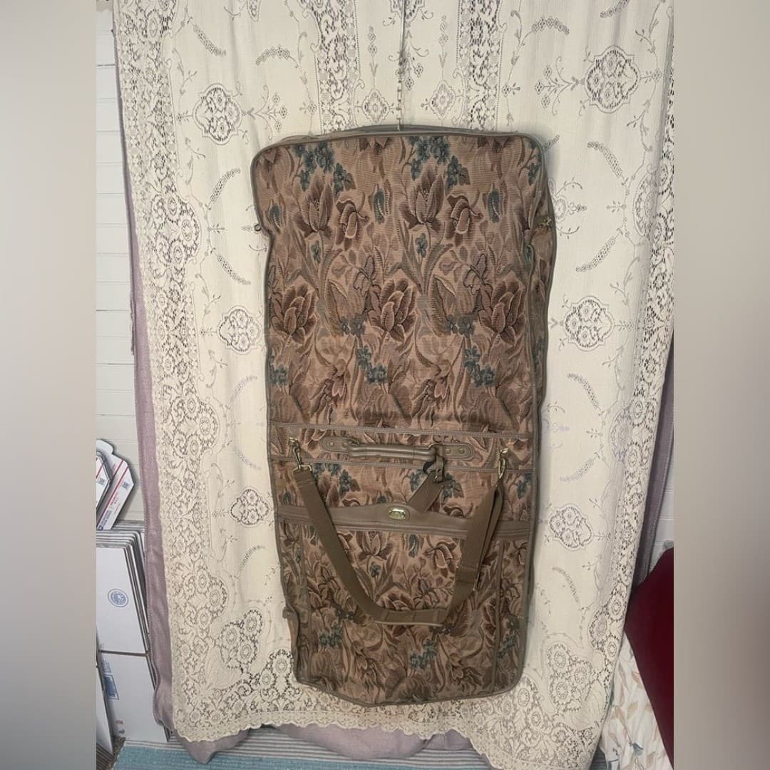 Jordache: vintage 90s floral wardrobe bag - Thumbnail 5