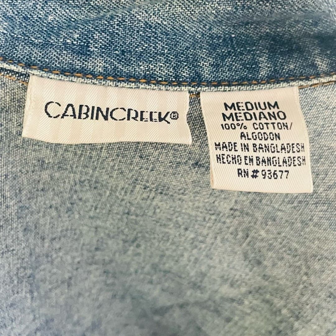 Cabin creek: vintage star studded denim jacket 8 - Thumbnail 6