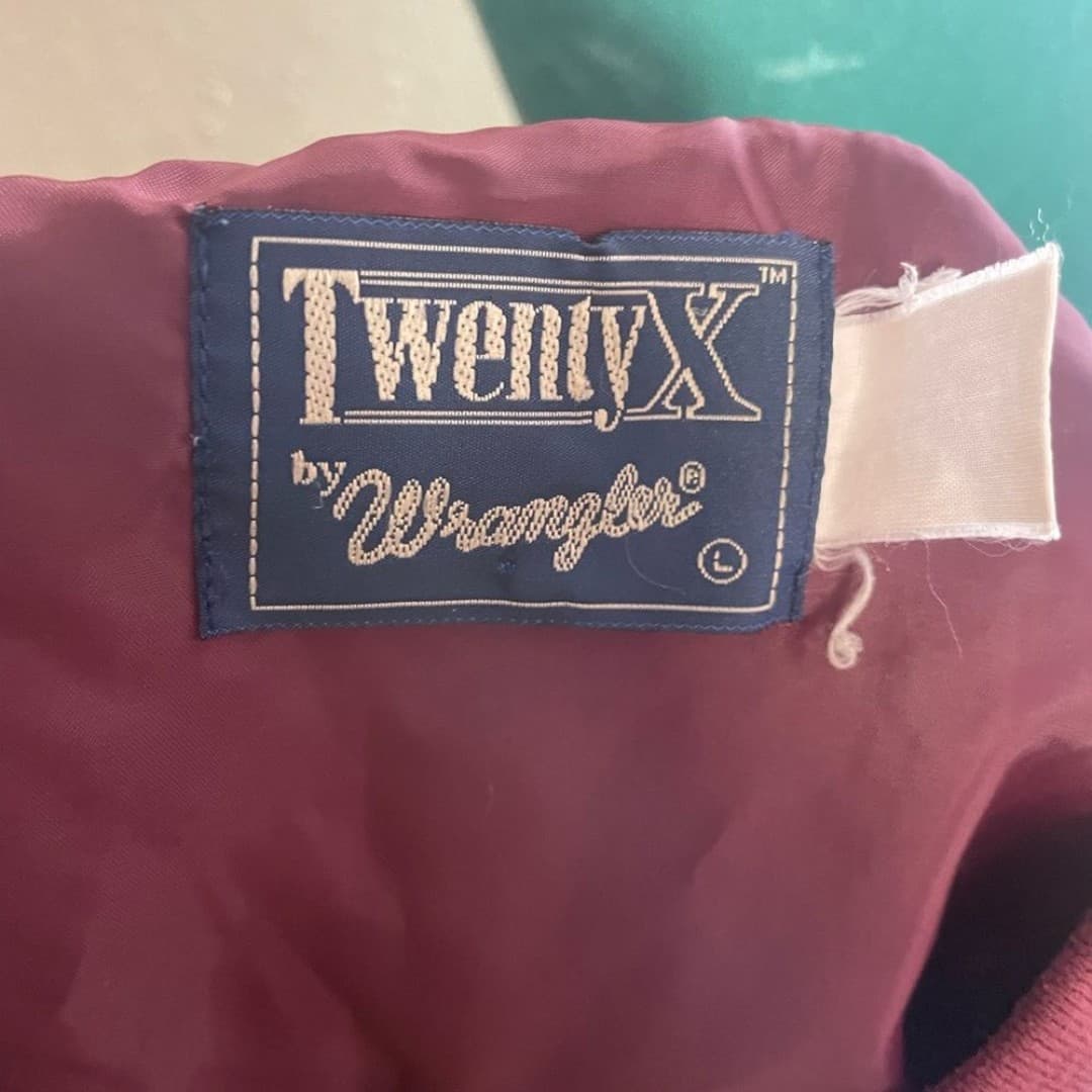 Wrangler Twenty X : Burgundy bomber pullover - Thumbnail 6