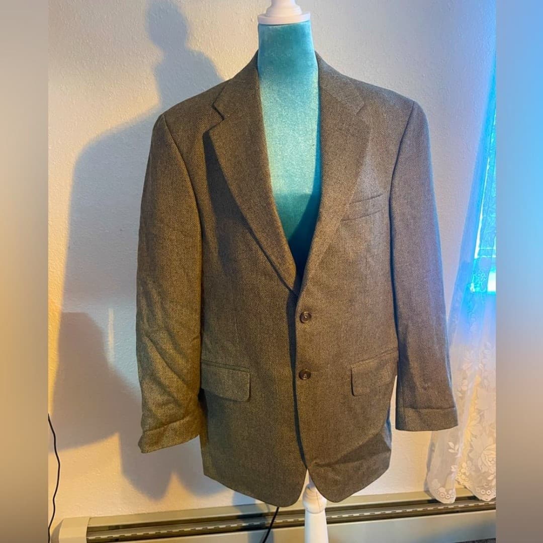 Ralph Lauren: Classic Brown-green Blazer - Image 1