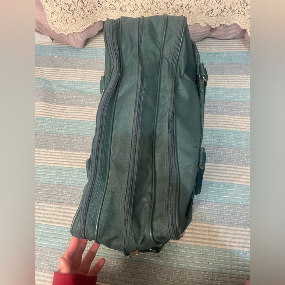 Jaguar: vintage duffle with faux leather details - Thumbnail 4