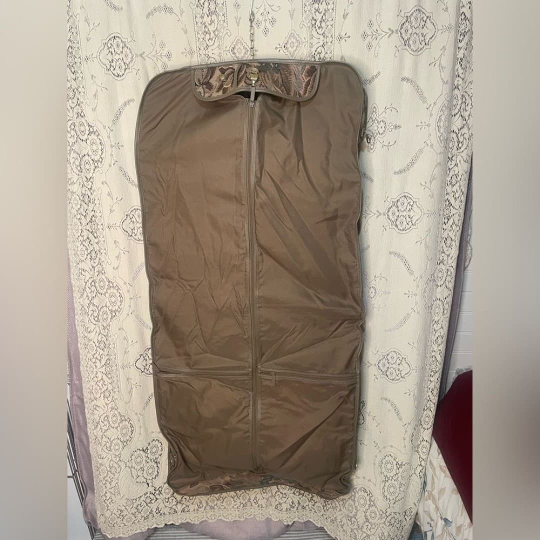 Jordache: vintage 90s floral wardrobe bag - Thumbnail 6